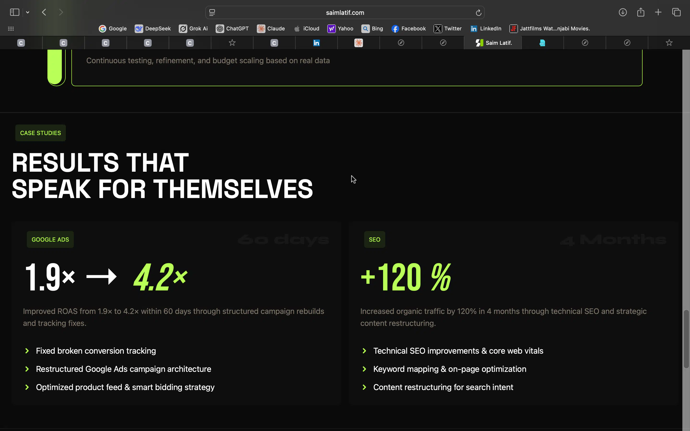 SaimLatif.com Screenshot 3